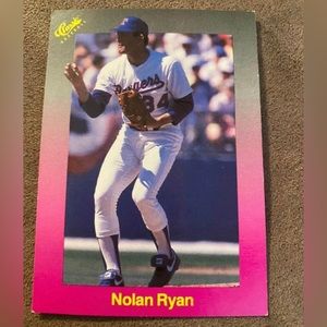1989 Nolan Ryan Houston Astros #164 Classic Baseball Card